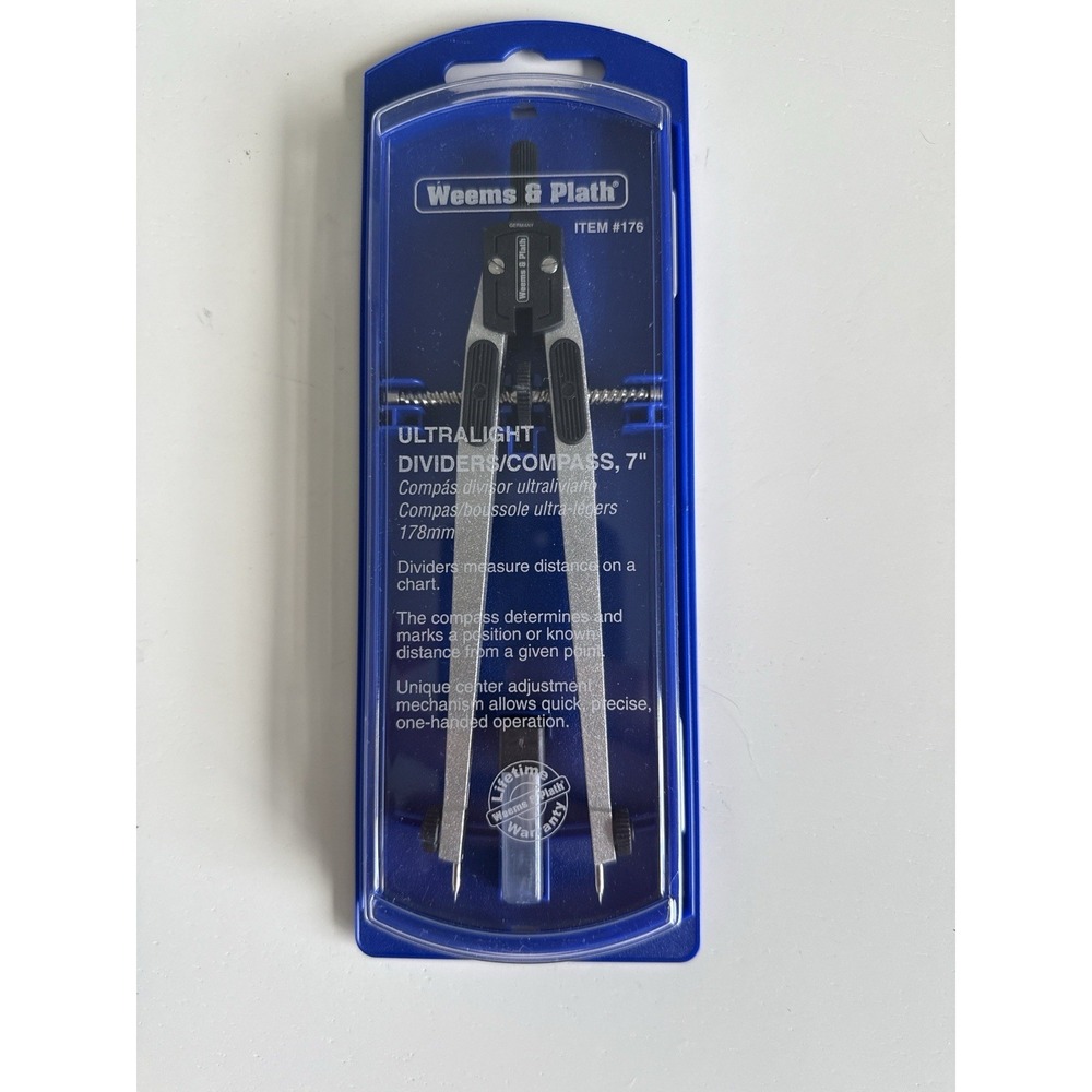 Weems & Plath Ultralight Dividers/Compass 7" Item #176